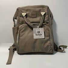 HaloVa Diaper Bag Multi-function Waterproof Travel Backpack with Stroller Straps