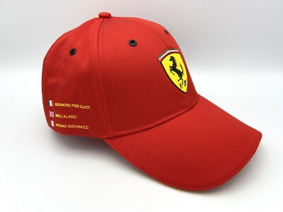 【美品】Ferrari 赤 キャップ　　 M size(57cm) FERRARI 499P LE MANS WINNING CAR #51 DRIVERS CAP | ONE SIZE