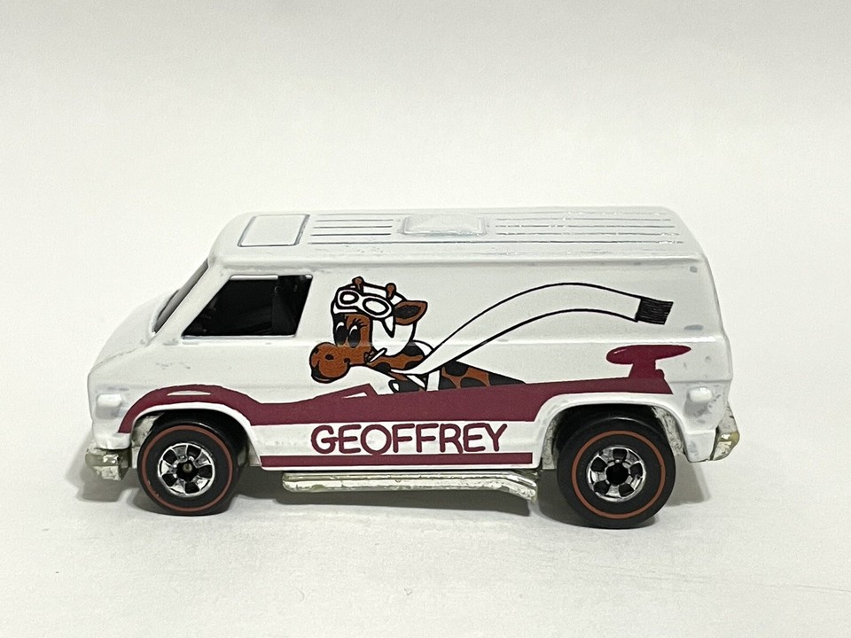 CUSTOM MADE Hot Wheels Redline Super Van Geoffrey Giraffe Toys R Us