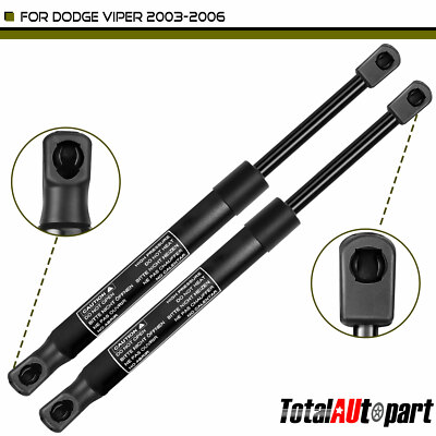 A-Premium Front Hood Lift Supports For Dodge Viper 2003-2006 - 2-Piece Set, Direct OE Replacement