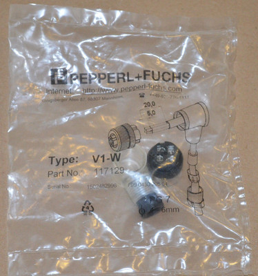 Pepperl+Fuchs V1-W Kabeldose, konfektionierbar 117129  NEU NEW OVP