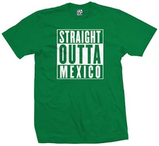 Straight Outta Mexico Shirt | CPT Chicano La Raza Compton Parody Unisex