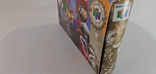 Mario Kart 64 Player's Choice (Nintendo 64, 1997) Game Box Inserts