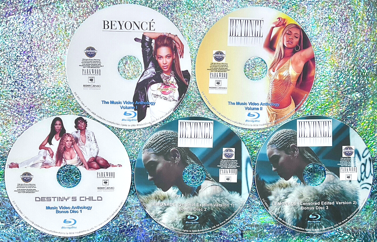 BEYONCE + DESTINY's CHILD Music Video COLLECTION 5 BLU-RAY Set