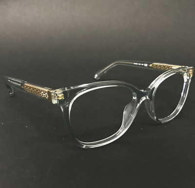 Kate Spade Payton 1ED 140 Clear Cat Eye Eyeglasses Frames Gold Floral Detail Kate Spade Payton Eyeglasses main image 3