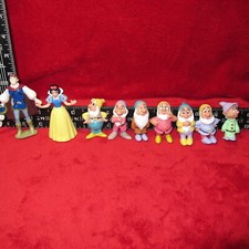 Disney Snow White  the 7 Dwarfs Prince Witch 3" 1993 Collectible Figure toy Lot