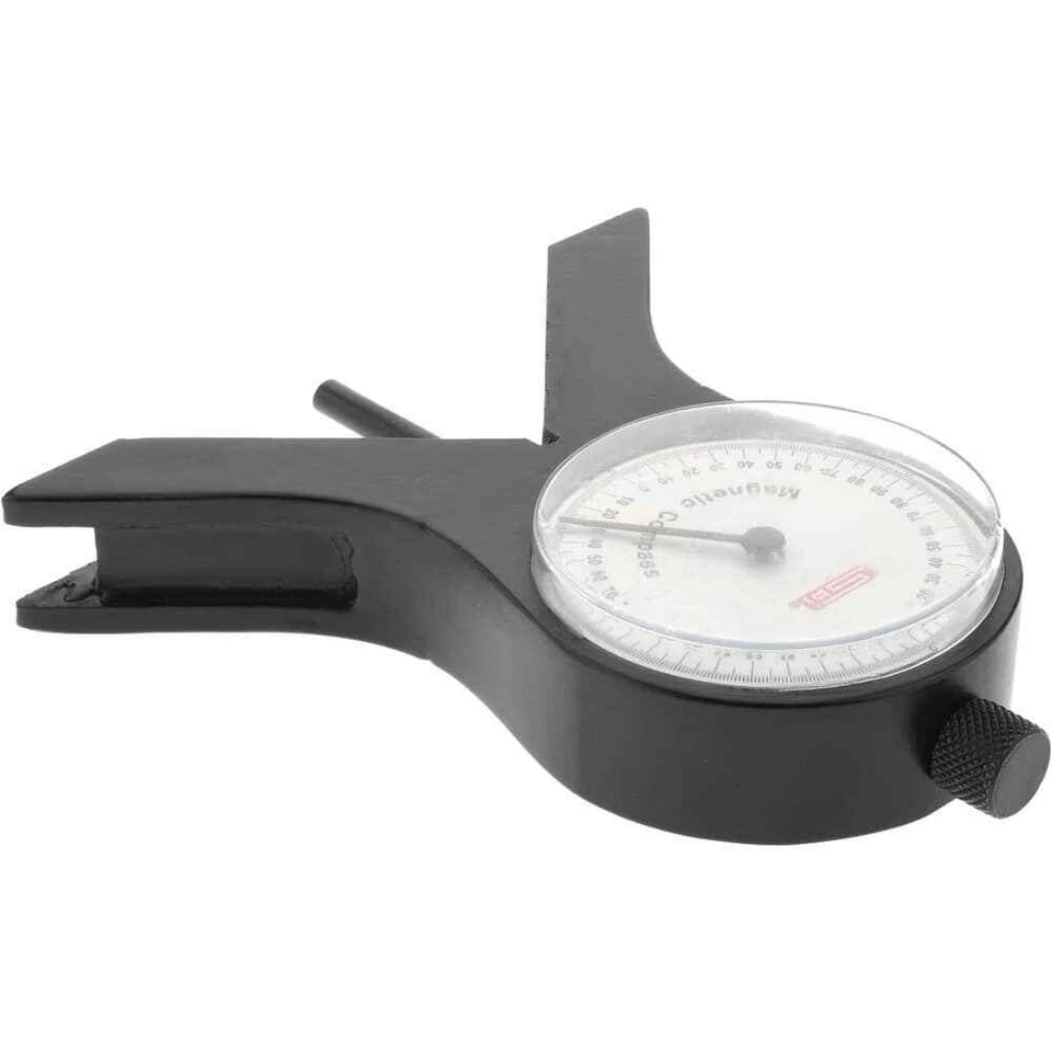 SPI 13-244-9 Magnetic Base Protractor: 5" H x 5" W, Max V Opening: 3-3/16" - Image 4 of 4