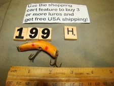 V0199 H WOOD LAZY IKE SIZE 1 FISHING LURE