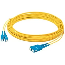 ADDON ADD-ASC-ASC-6M9SMF 6M ASC M/M OS1 YELLOW FIBER DUPLEX 2-STRAND PATCH CABLE