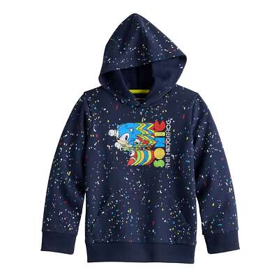 Sonic the Hedgehog Hoodie Sweatshirt Shirt Boys Girls Kids Video Game Sz 4-12