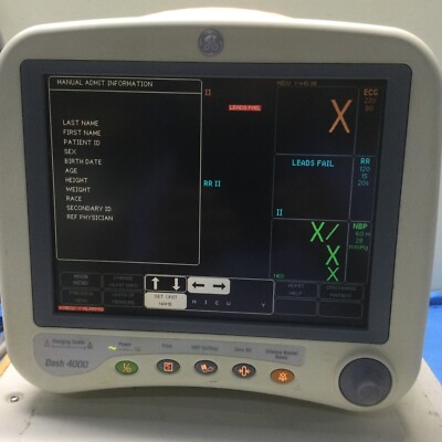 2013 GE Dash 4000 Patient Monitor  (USED)
