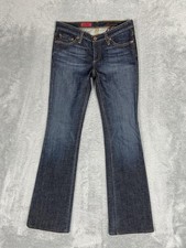 AG Adriano Goldschmied The Angel Jeans Womens 27R Blue Bootcut Stretch HEMMED