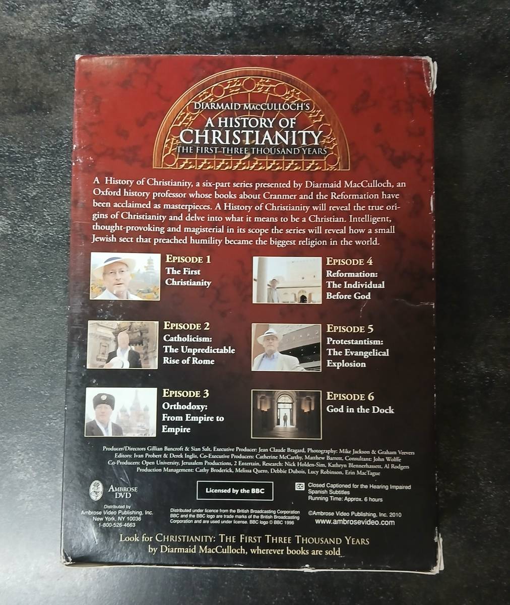 A History of Christianity The First 3000 Years Complete Series DVD
