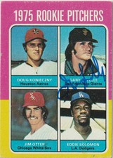 Gary Lavelle signed 1975 Topps rookie card rc San Francisco Giants autograph. rookie card picture