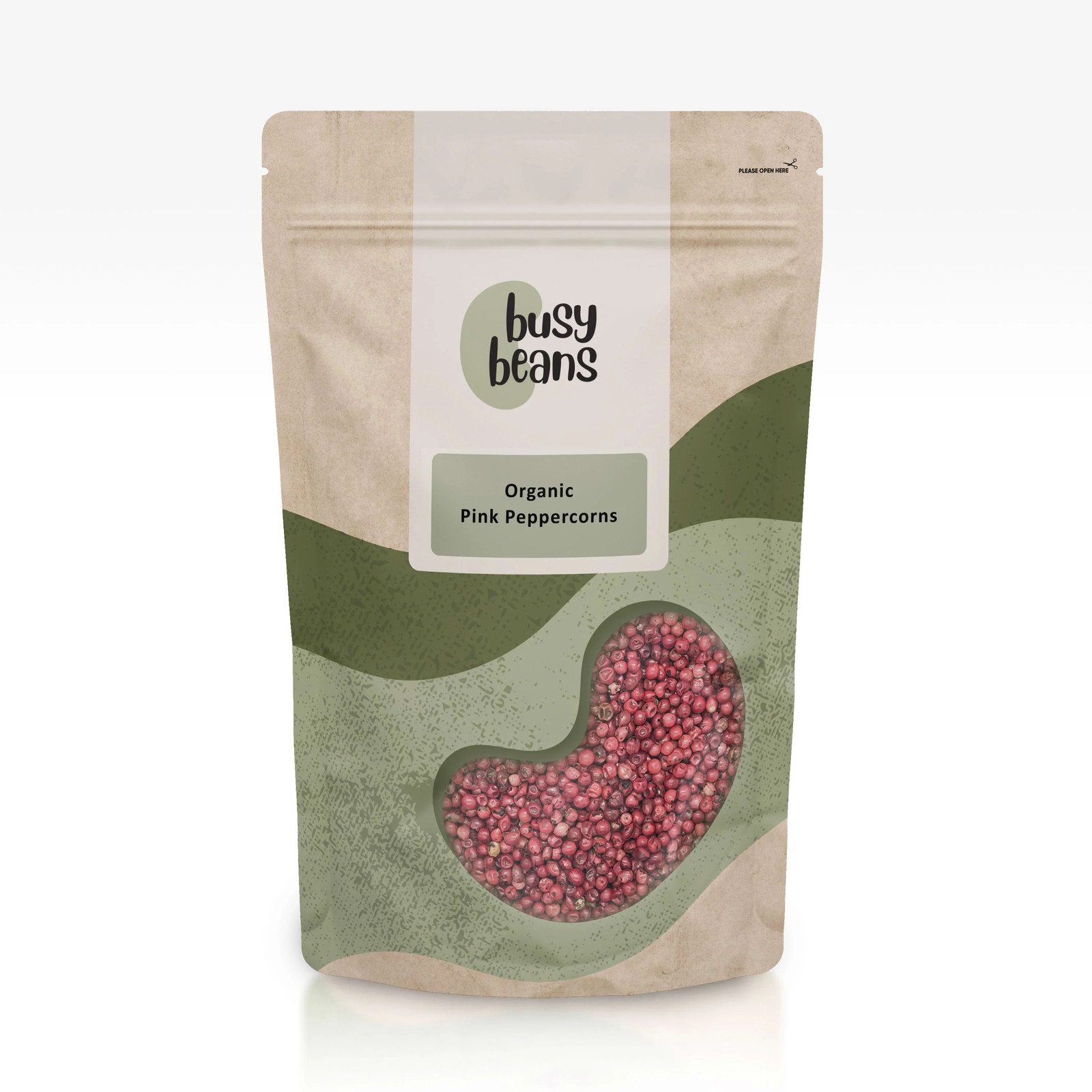 Organic Pink Peppercorns - Certified Organic - by Busy Beans Organic (50g)