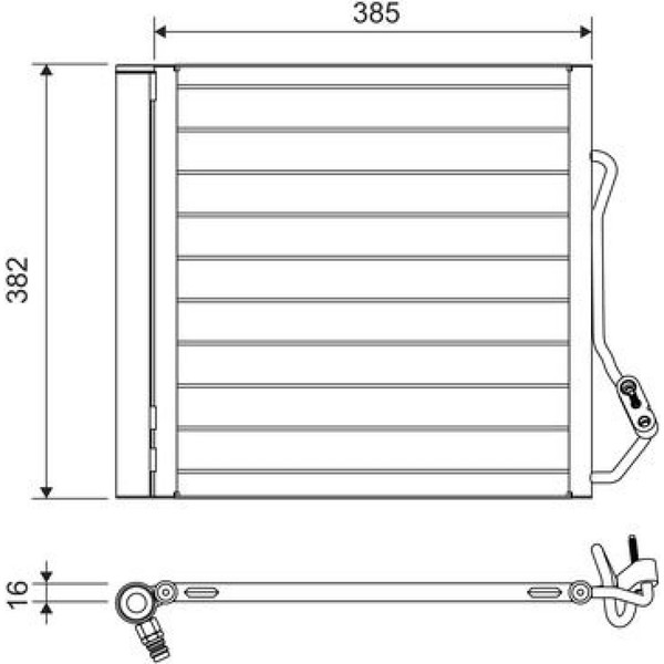 Valeo 822639 Kondensator Klimaanlage FüR Smart Fortwo City Crossblade 450-image