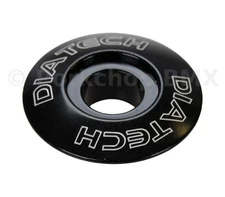 Diatech M10 Potts Mod fork stem cap for 1 1/8" threadless system BLACK