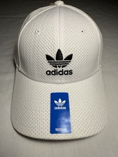Adidas Originals Youth Fit Zig SnapBack White Hat MSRP 22