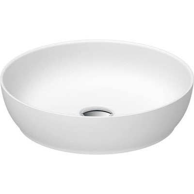 Sivida 153/4'' Circular Solid Surface Vessel Bathroom