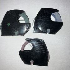 Vintage DYMO Labeling Tape Embossing Cartridges 3/8" Red, Blue, Green RARE NEW 