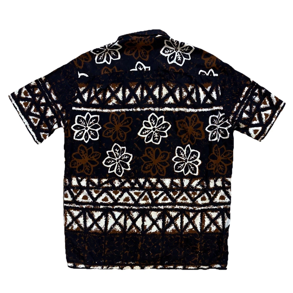 Vintage 1960s Liberty House Hawaiian Shirt 50s 60s Camp Iolani Sportswear M/L - Image 2 of 4