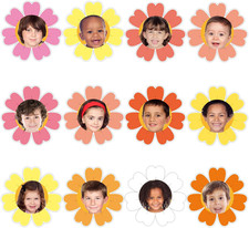 60Pcs Spring Theme Flower Cutouts Boho Daisy Bulletin Board Decoration Back to S