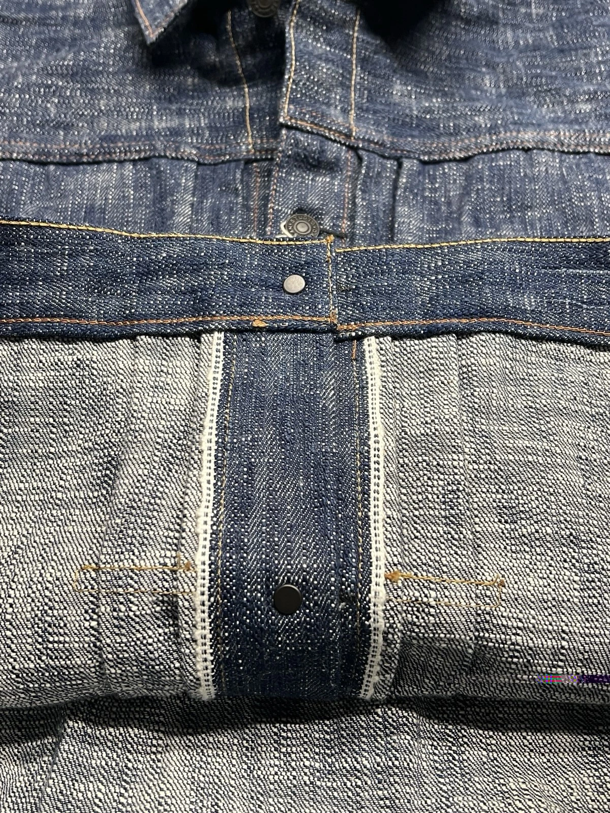 Studio D’Artisan Size 38 Twin Indigo Sou-Ai Denim Hand Dyed Type 2 Jacket D4603 image 8