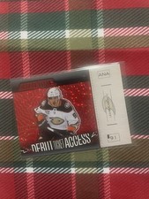 Leo Carlsson #d/125 “DTA RED” 23-24 UD Credentials (Ducks) (B12-134)