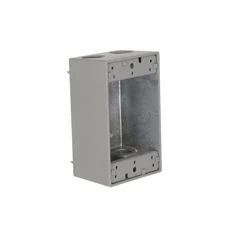 Bell Outdoor 5322-0 Weatherproof Electrical Box, 18.3 Cu In, 5 Hole 1/2in