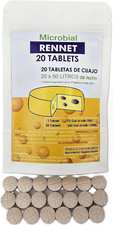 20 X Cuajo TITANIUM RENNET Tablets for Any Type of Cheese 20 TABLETS for 1000L