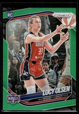Lucy Olsen 2025 Panini Prizm WNBA Green Prizm Card #104