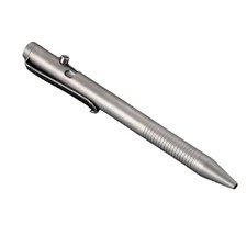 Titanuim Alloy Pen Grey Action Pen Refillable Ballpoint Pen  Daily Use