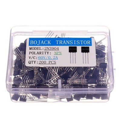 BOJACK 2N2222 NPN 60V 0.8A 0.5W 250MHZ Power General Purpose 200 Piece