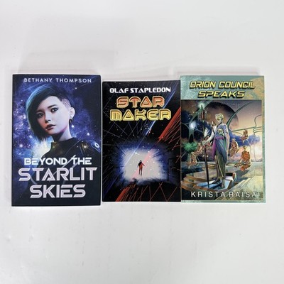 SIGNED Sci-Fi PB Lot 3 Orion Council Speaks Star Maker Beyond Starlit Skies