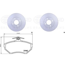 Kits de frein Seat INCA