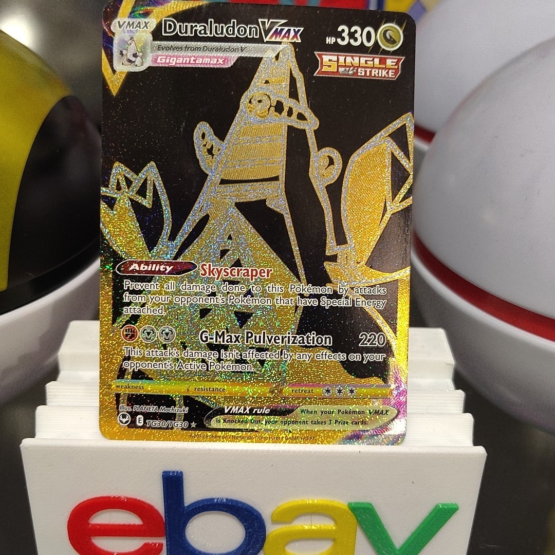 Pokemon TCG Silver Tempest TG30/TG30 Duraludon VMAX Card