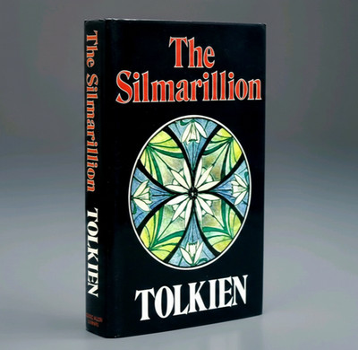 J.R.R TOLKIEN 1.Auflage 1977 THE SILMARILLION Druckfehler Karte T.Halb