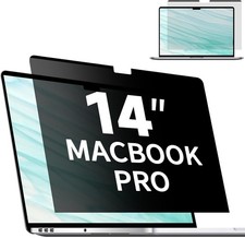 Magnetic Anti-Spy Privacy Screen for 14" MacBook Pro 2021-2025 with Blue Light
