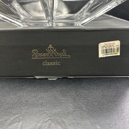 Vintage Large Rosenthal Germany Crystal Center Square Piece Bowl - Picture 2 of 7