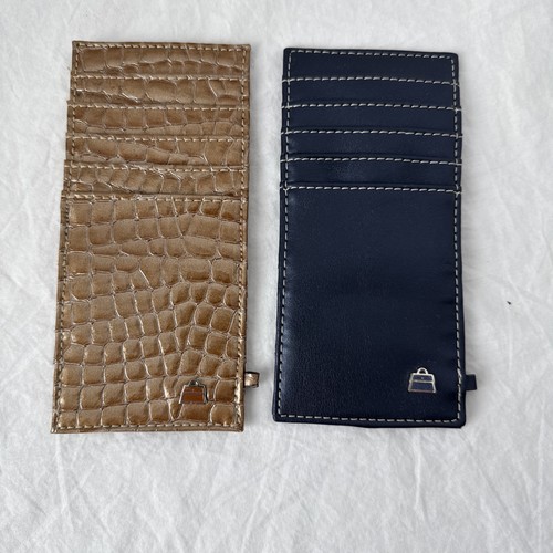 Kathy Van Zeeland Women Black Card Holder Set Of 2 Black & Brown Wallet - Picture 3 of 9