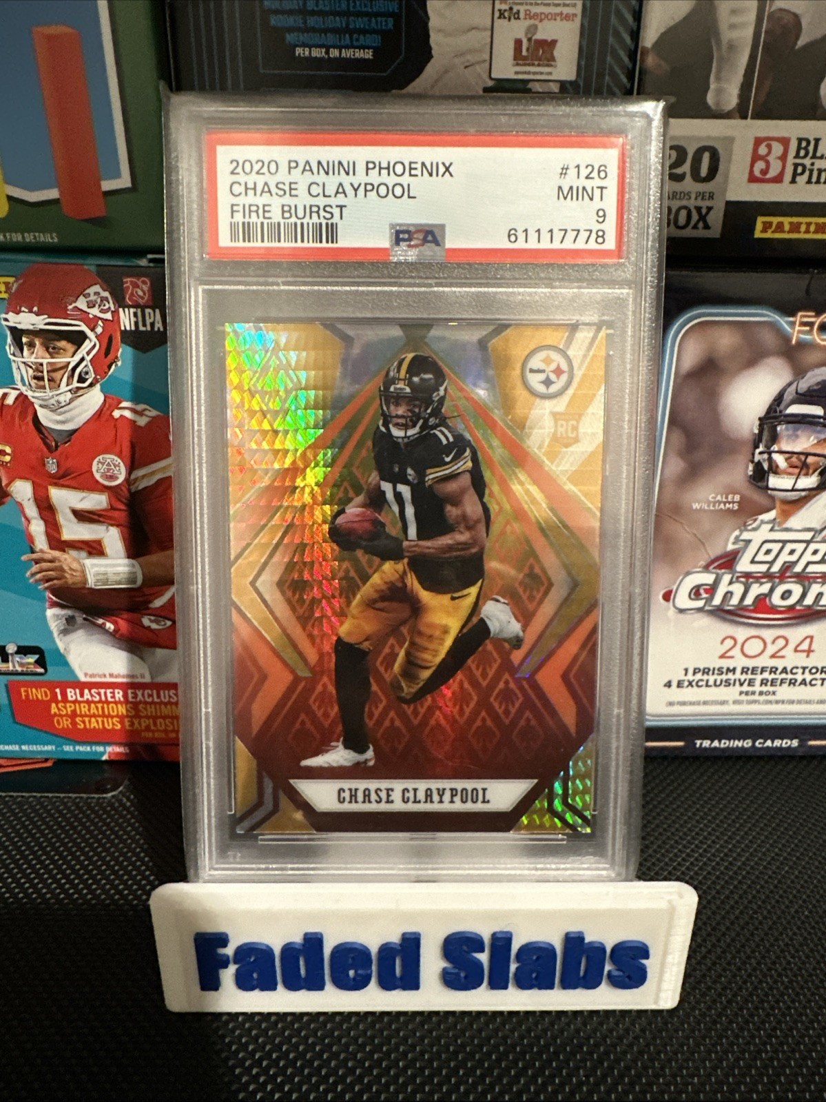 2020 Panini Phoenix - Rookies Chase Claypool #126 Fire Burst (RC)