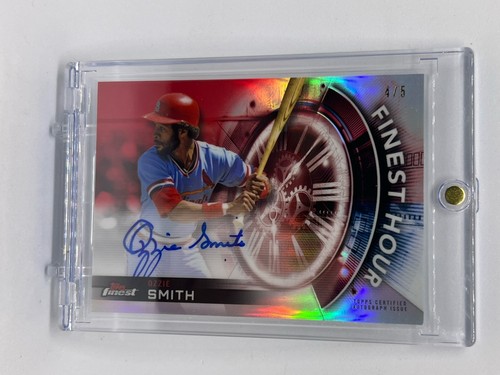 Ozzie Smith #OS 2018 Topps Finest Hour Autographs card