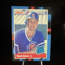 Donruss 1988 Mark Grace Rated Rookie #40 Chicago Cubs MLB Baseball Card