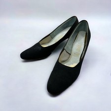 Special Occasions by Saugus Shoes Heels Black Size 6.5 wedding prom formal VTG