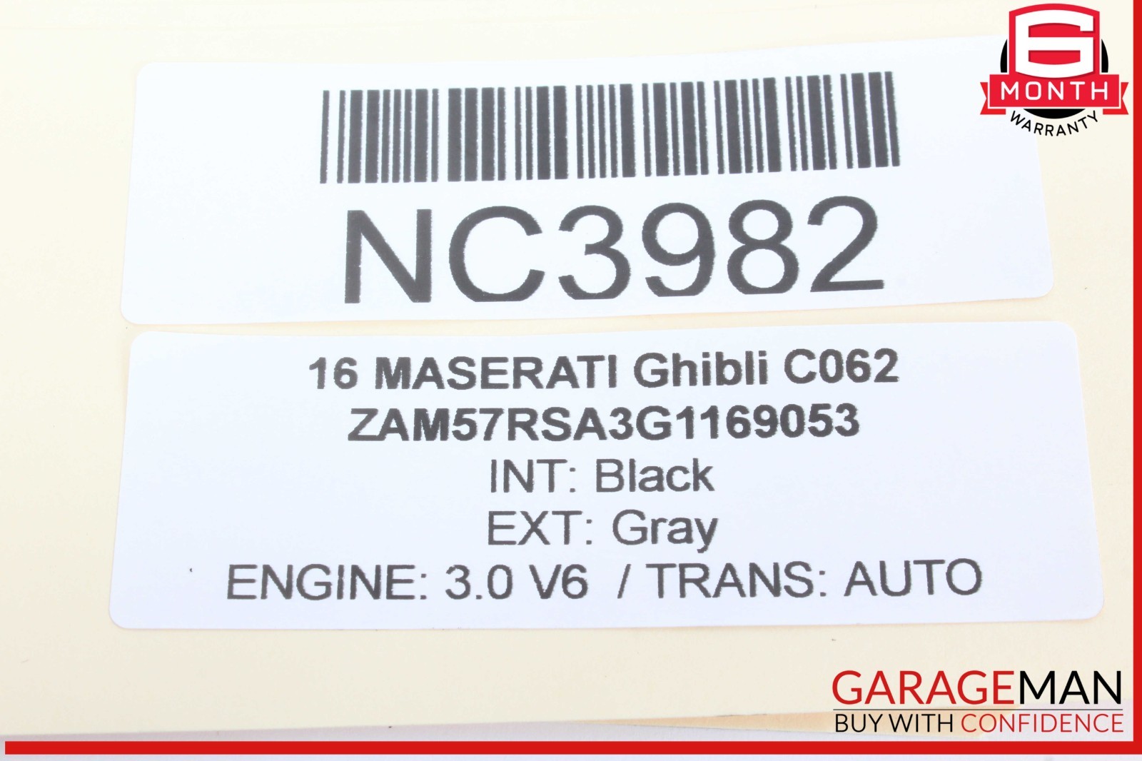14-17 Maserati Ghibli Front Right Side Exterior Door Handle w/ Door Lock Latch