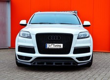 Spoilerschwert Frontspoiler Splitter 2.tlg aus ABS für Audi  Q7 4L mit S-Line