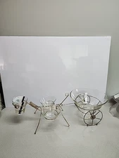 Rare Gay Fad Horace Donkey And Cart Chip / Dip Set 50s