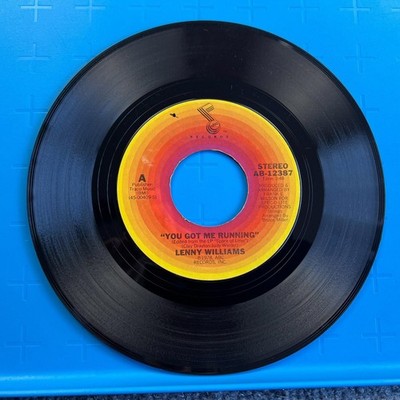 45 Record ABC Lenny Williams You Got Me Running/Come Reap My Love