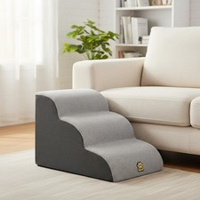 High-Density Foam Dog Steps with Washable Cover - Perfect for Sofa  Bed