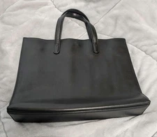 PORTER black leather tote bag